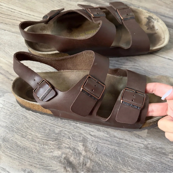 Birkenstock Brown Men's Sandals - Picture 4 of 10
